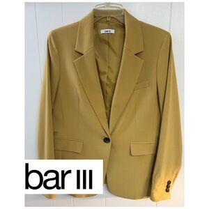 A single-breasted blazer from Bar III.